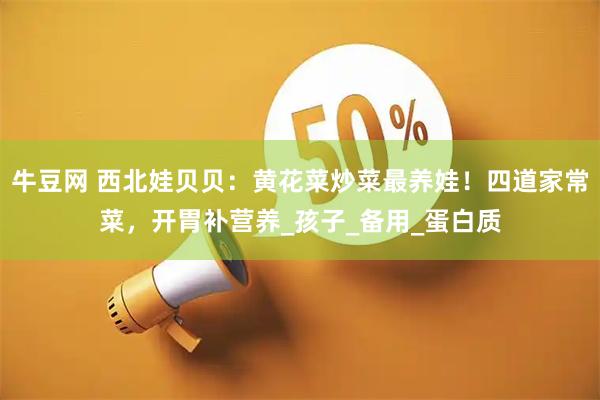 牛豆网 西北娃贝贝：黄花菜炒菜最养娃！四道家常菜，开胃补营养_孩子_备用_蛋白质